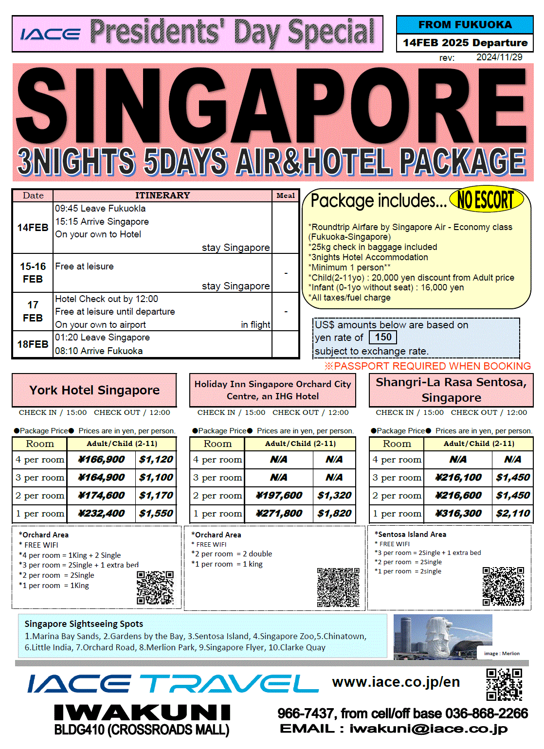 Singapore 5days