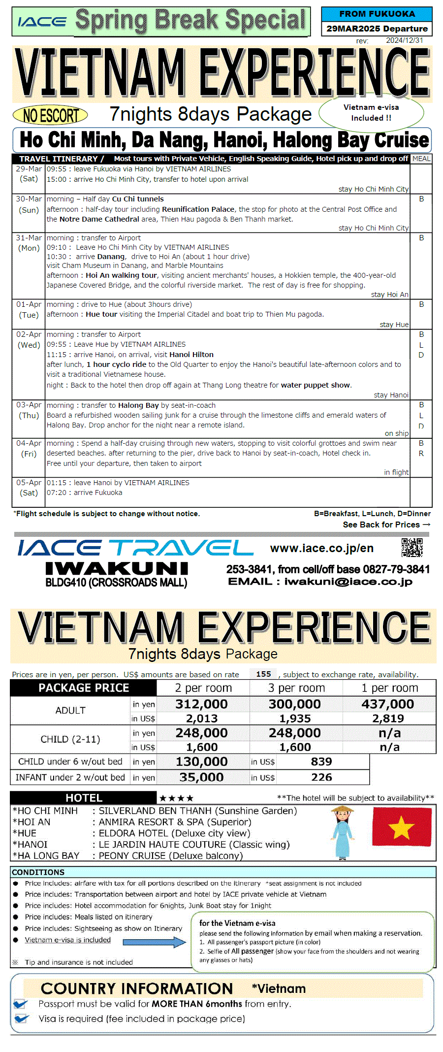 Vietnam Experience 8days