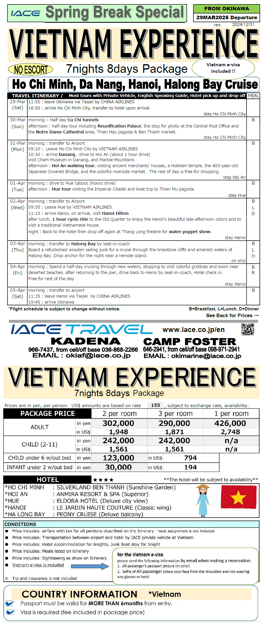 Vietnam Experience 8days