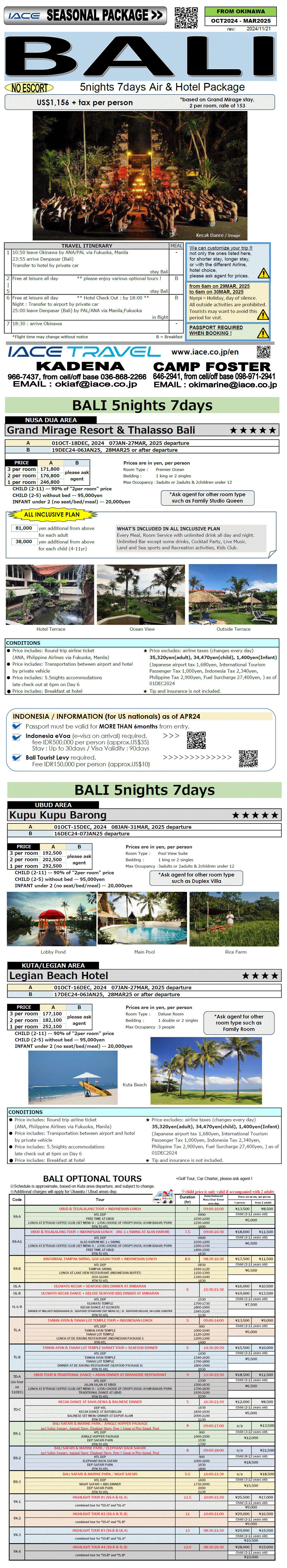 Bali 7days